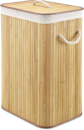 Cesto ropa sucia bamboo natural