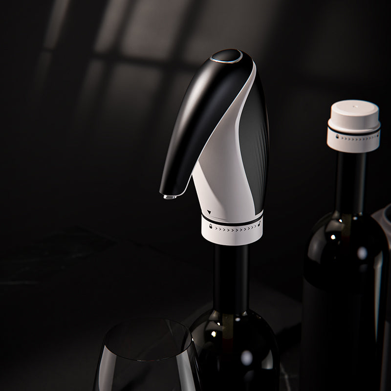 Aireador y dispensador de vino Pinguino eléctrico recargable USB