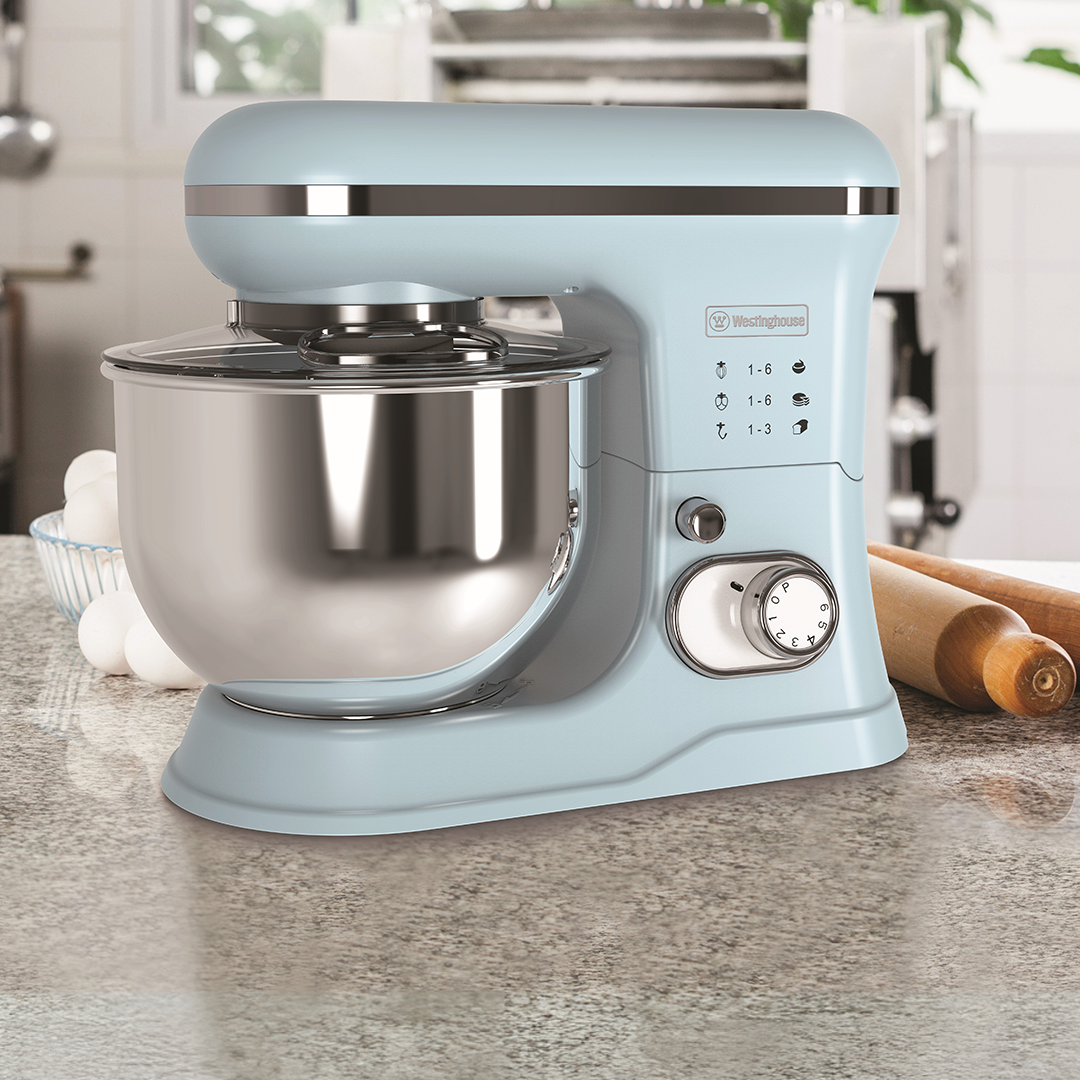 Batidora pedestal Retro celeste 5L