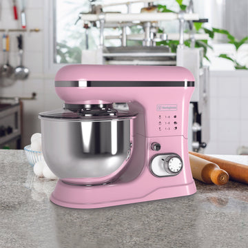 Batidora pedestal Retro rosada 5L