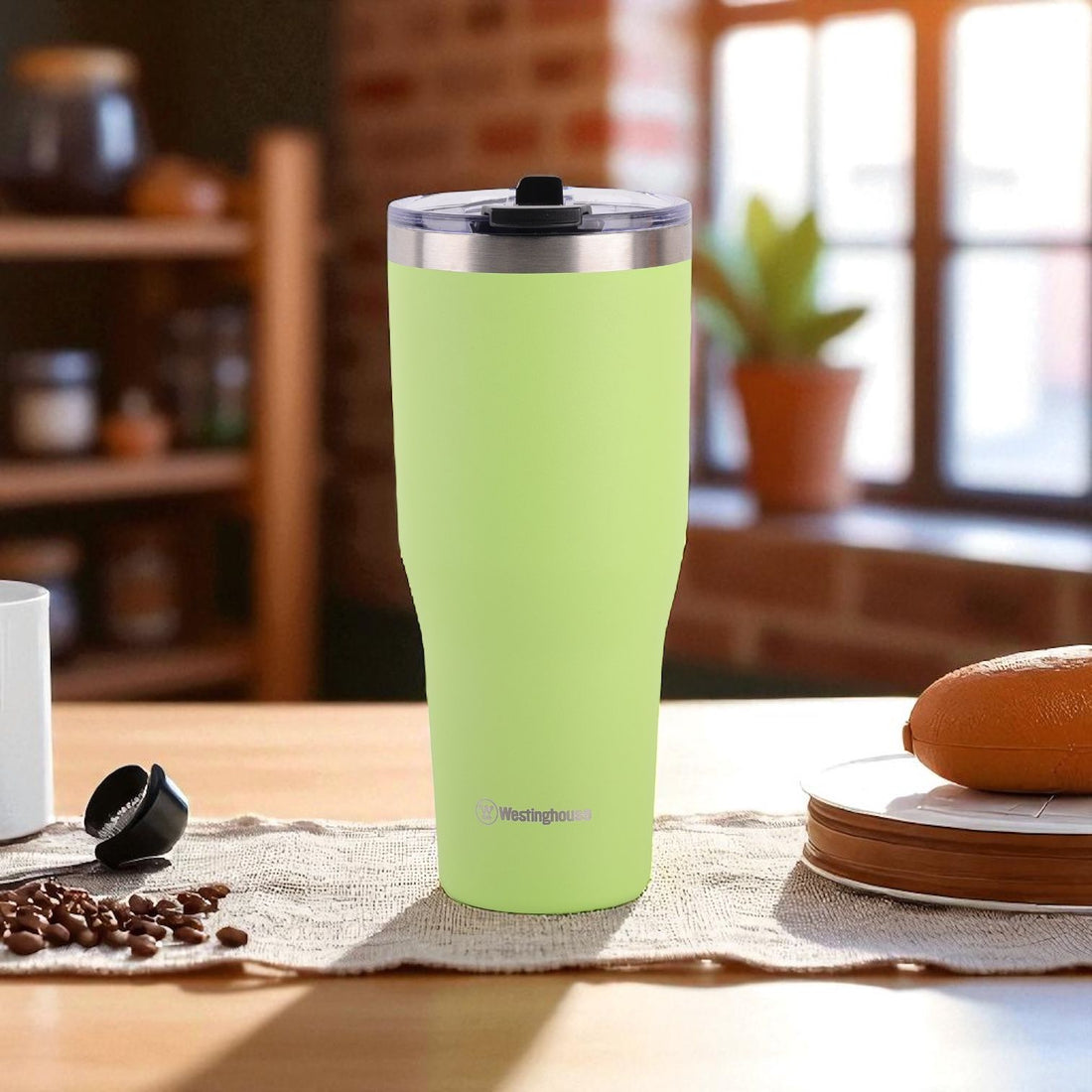 Botella Térmica doble Pared Acero Inoxidable 1184ml verde – Mantiene Bebidas Frías y Calientes