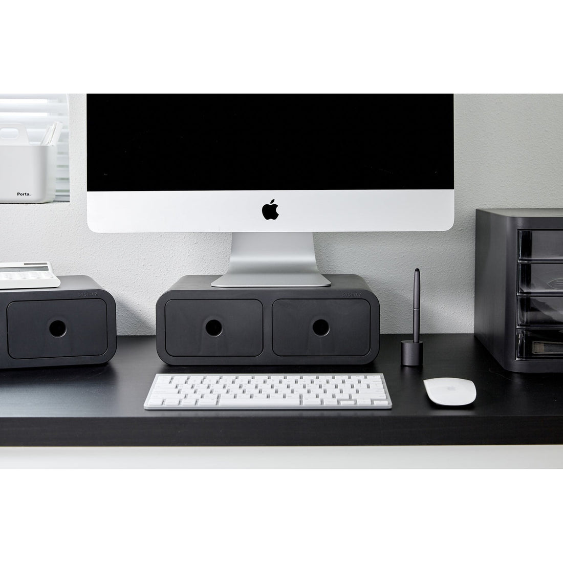 Caja organizadora Olio multiusos gris oscuro