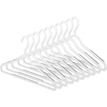 Colgadores ropa Slim Sure Grip blanco/gris set x 10