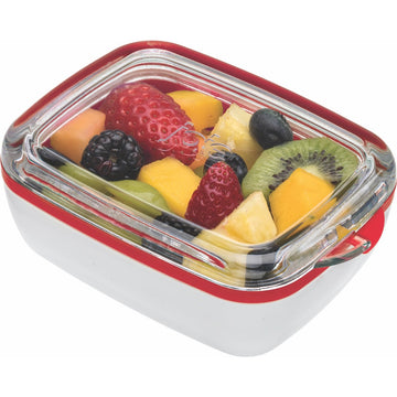 Contenedor alimentos para llevar 7oz rojo