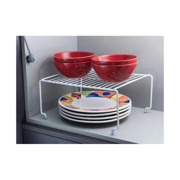Estante apilable 32cm Organizare - blanco