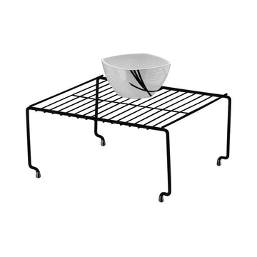 Estante apilable 32cm Organizare - negro mate
