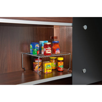 Estante apilable 32cm Organizare plateado