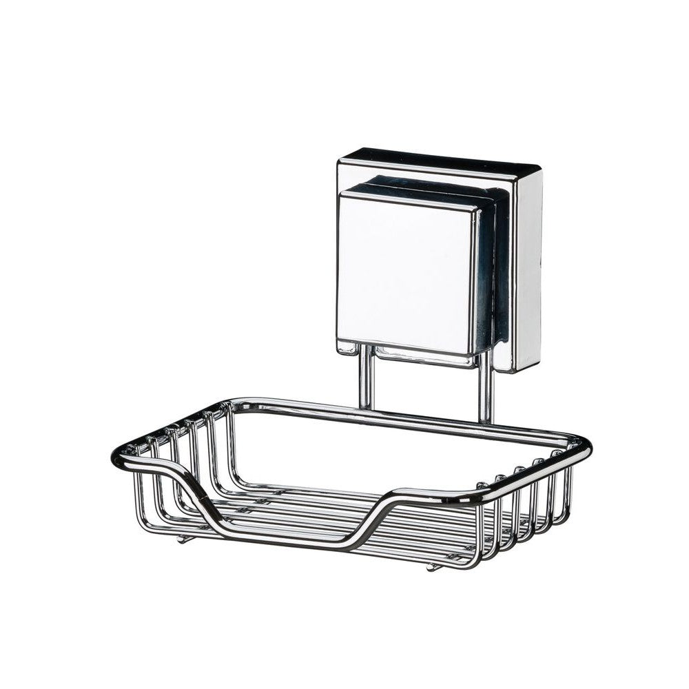 Jabonera ventosa succión Premium acero inox