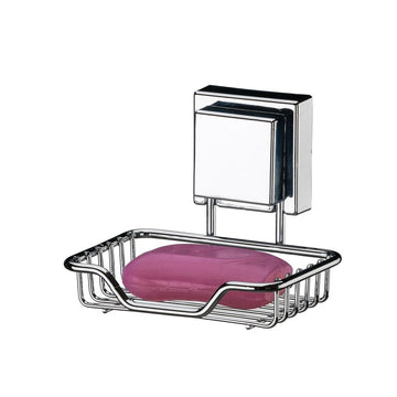 Jabonera ventosa succión Premium acero inox