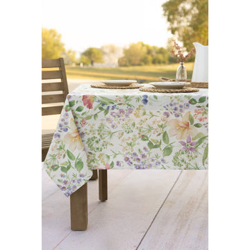 Mantel Antimanchas Antonia Lilac 6-8 personas