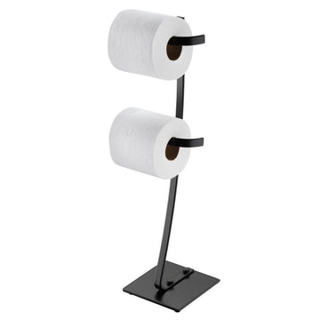 Porta papel higienico Evolucione piso doble negro