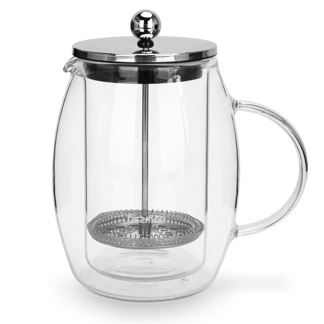 Prensa Francesa 600 ml de Doble Pared – Café Premium con Vidrio Borosilicato y Acero Inoxidable