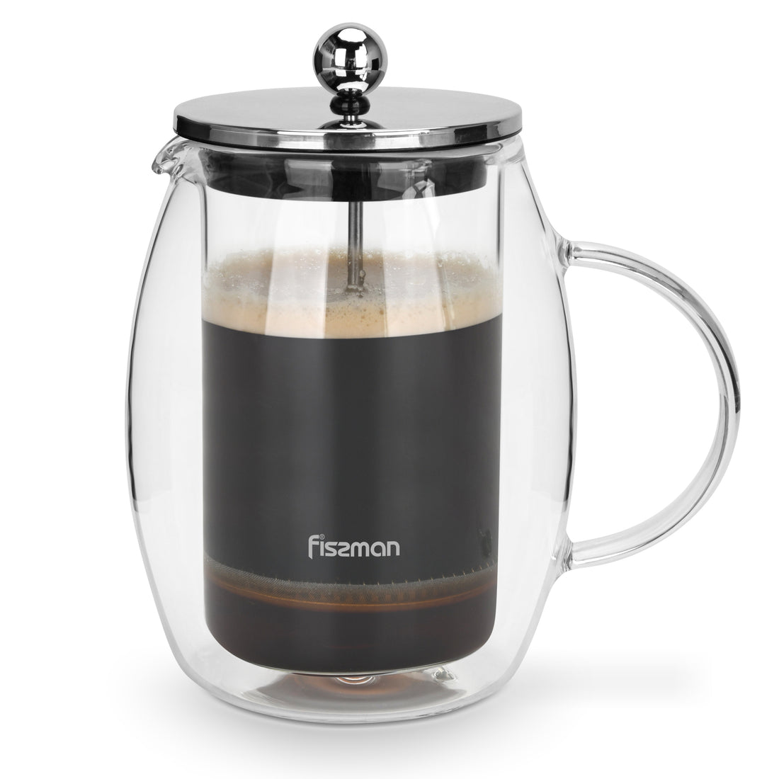 Prensa Francesa 600 ml de Doble Pared – Café Premium con Vidrio Borosilicato y Acero Inoxidable