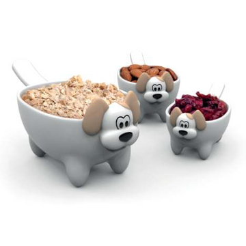 Set x 3 tazas medidoras perrito Woof