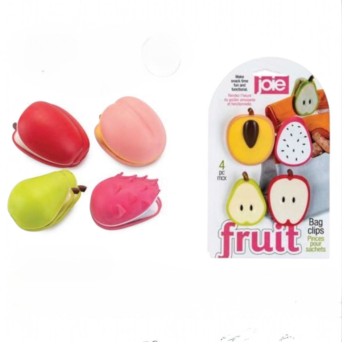 Set x 4 clips bolsas Frutales