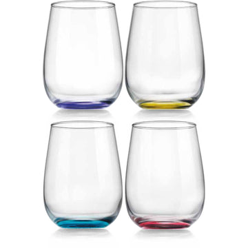 Set x 4 vasos tricolor 15oz