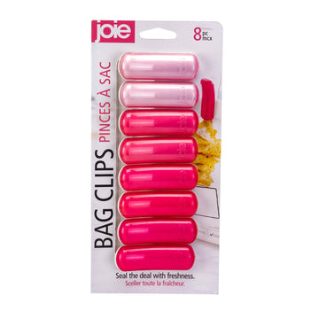 Set x 8 clips bolsas rosado