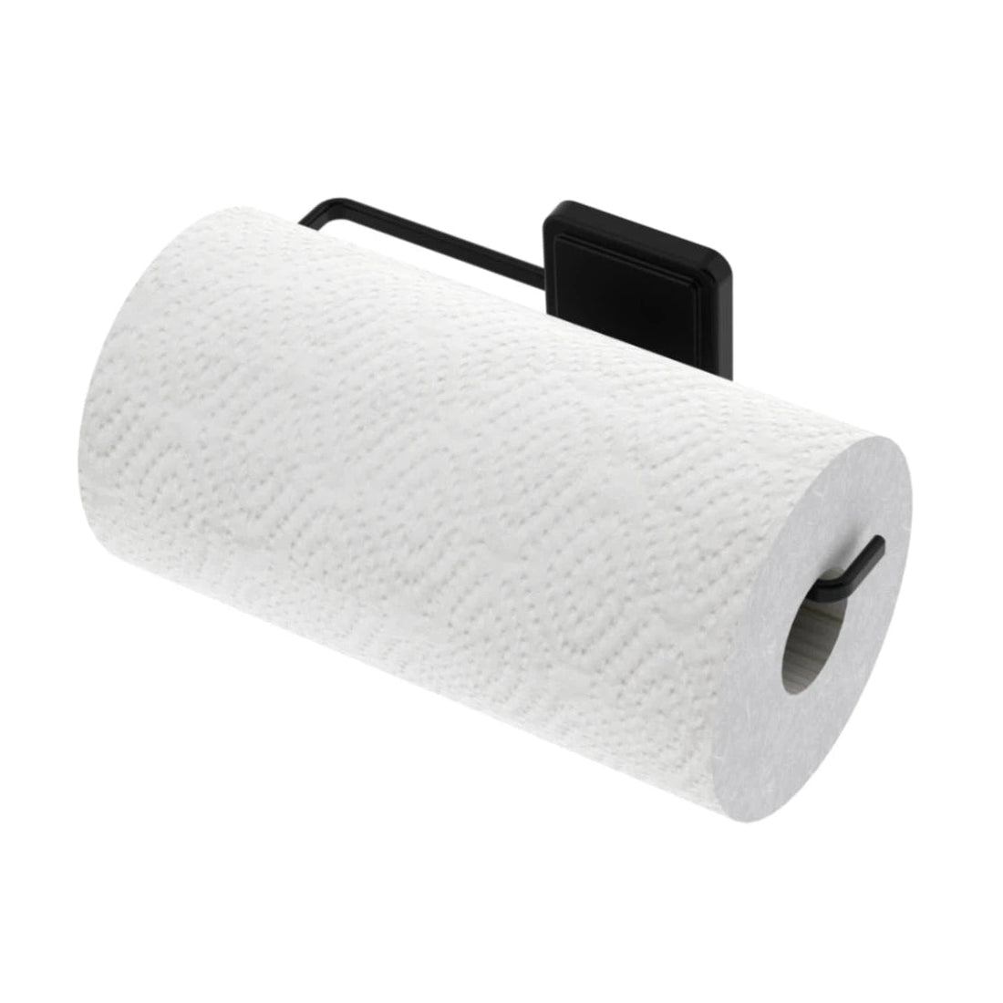 Soporte multiuso con adhesivo - negro mate
