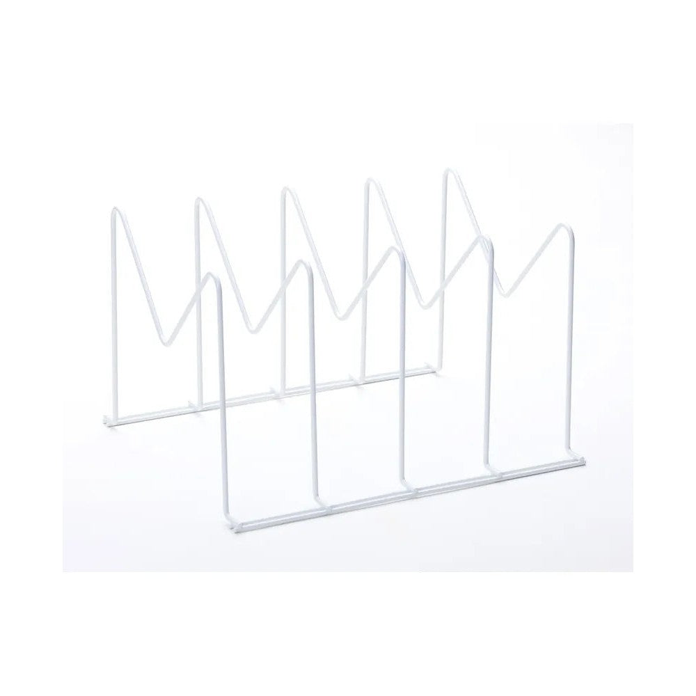 Soporte para moldes y sartén Organizare - blanco
