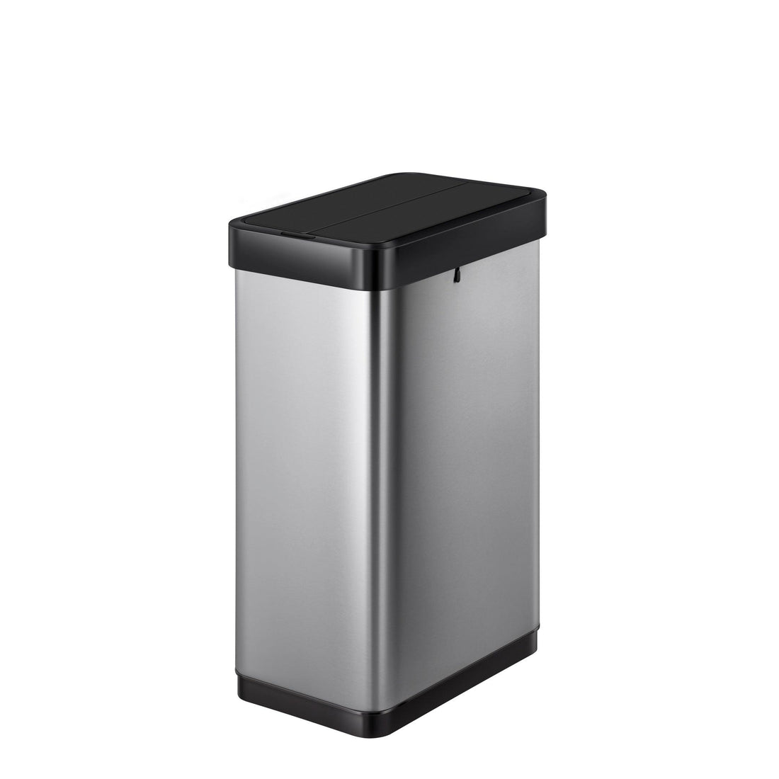 Tacho de Basura Sensor Phantom X 50L Acero Inoxidable – Tapa Dual Automática, Antihuellas y Ahorro de Espaci