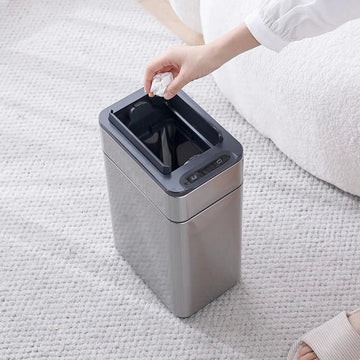 Tacho de basura con sensor 20L acero inoxidable alas – USB