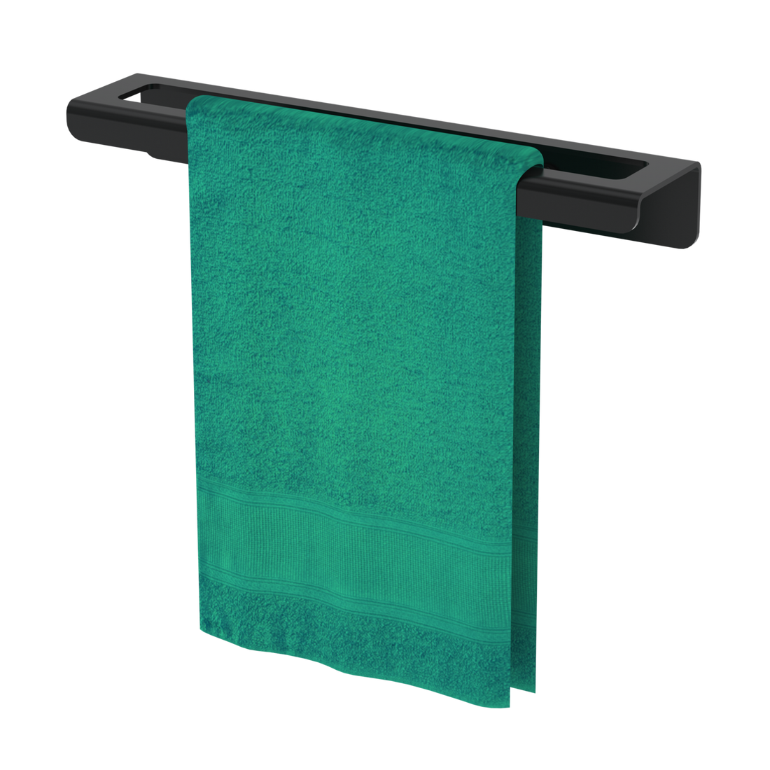 Toallero 28cm Ispirazione aluminio- negro mate