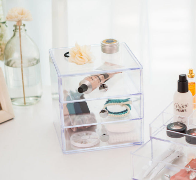 Transparente Organizador Ideal para Maquillaje y Joyas
