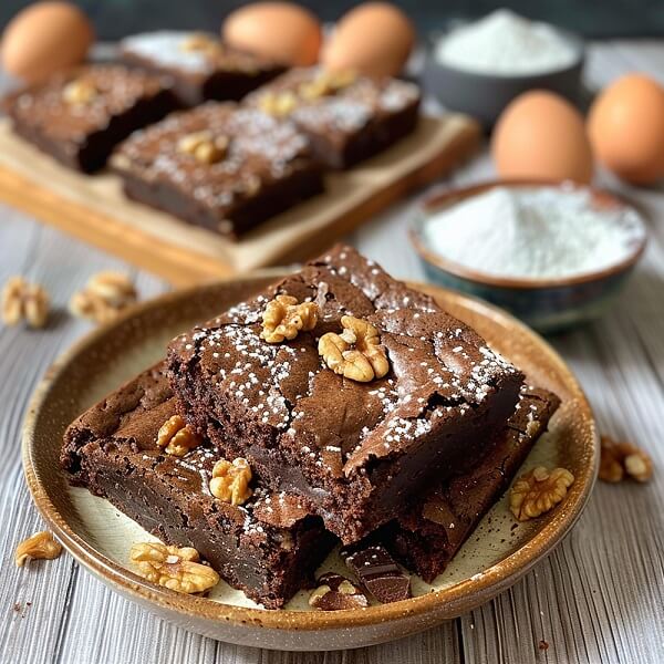 Brownies irresistibles en freidora de aire ¡Más fácil de lo que imaginas!