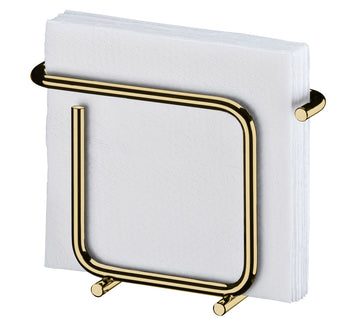 Servilletero Attuale vertical dorado