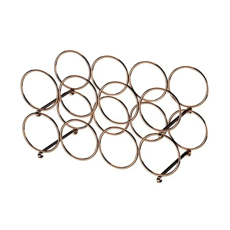 Soporte para 4 botellas - apilable 2 piezas - rose gold