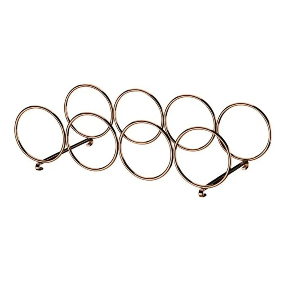 Soporte para 4 botellas - apilable 2 piezas - rose gold