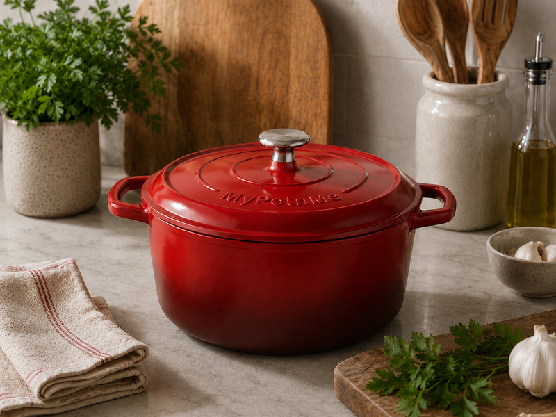 Olla Dutch oven de hierro fundido esmaltado MyPotnMe 5.7 L