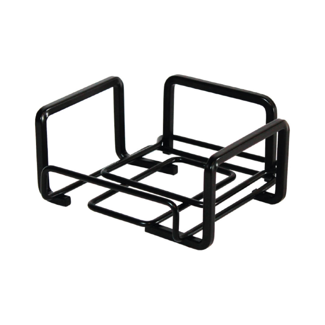 Servilletero Quadrata small negro mate