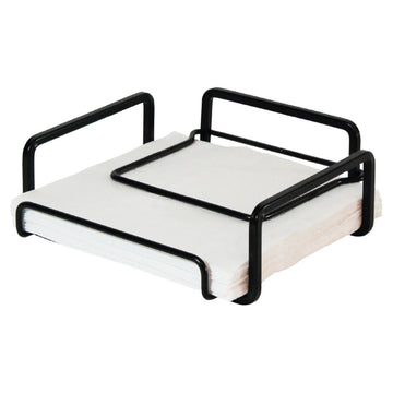 Servilletero Quadrata large negro mate