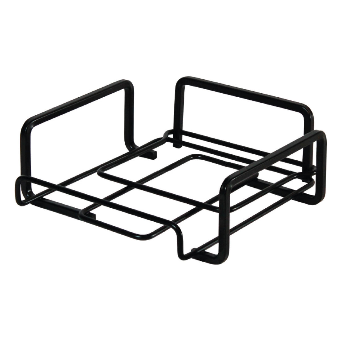 Servilletero Quadrata large negro mate