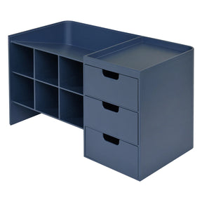 Organizador escritorio Hive apilable azulado