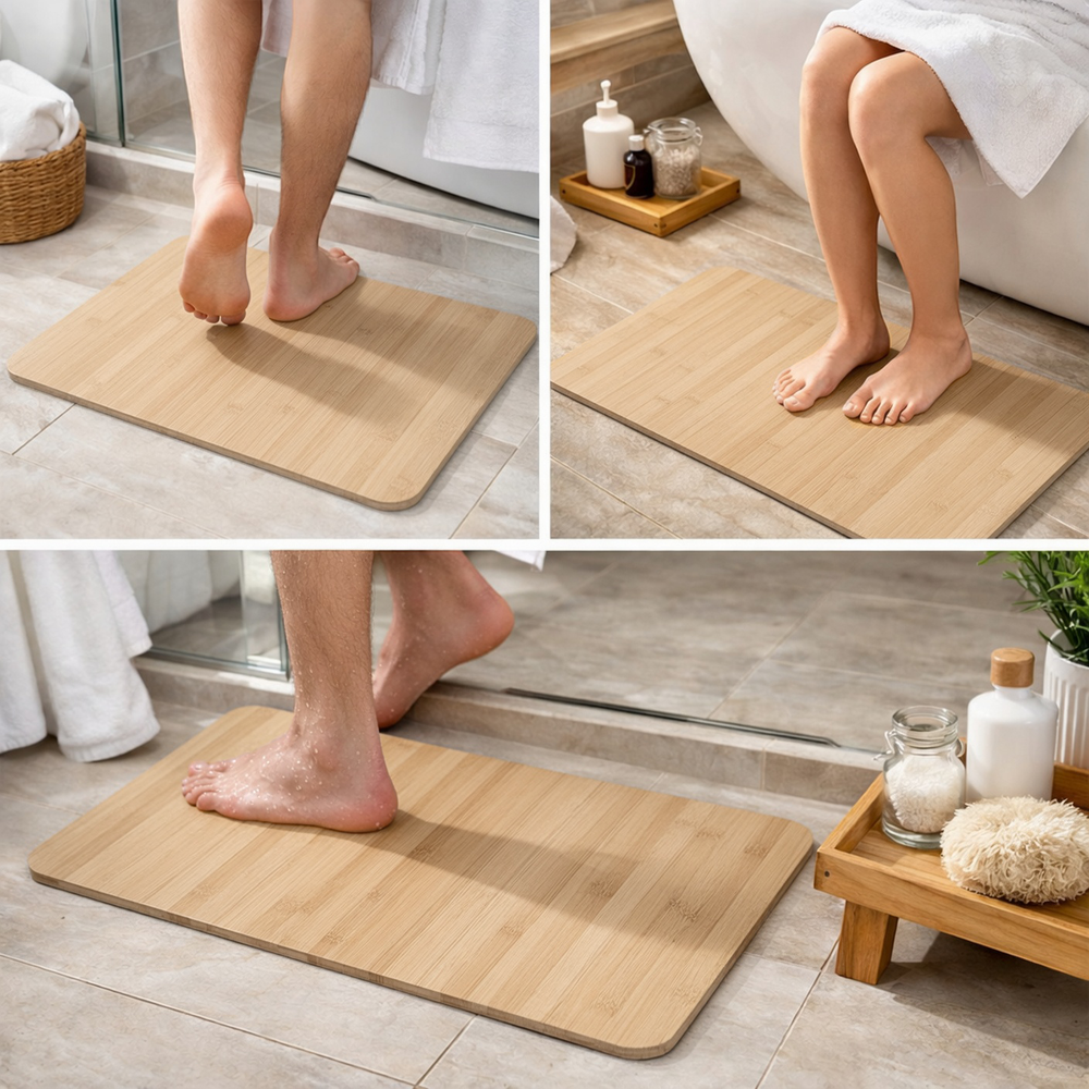 Tapete de baño de diatomita BathMat
