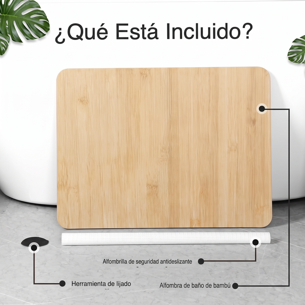 Tapete de baño de diatomita BathMat