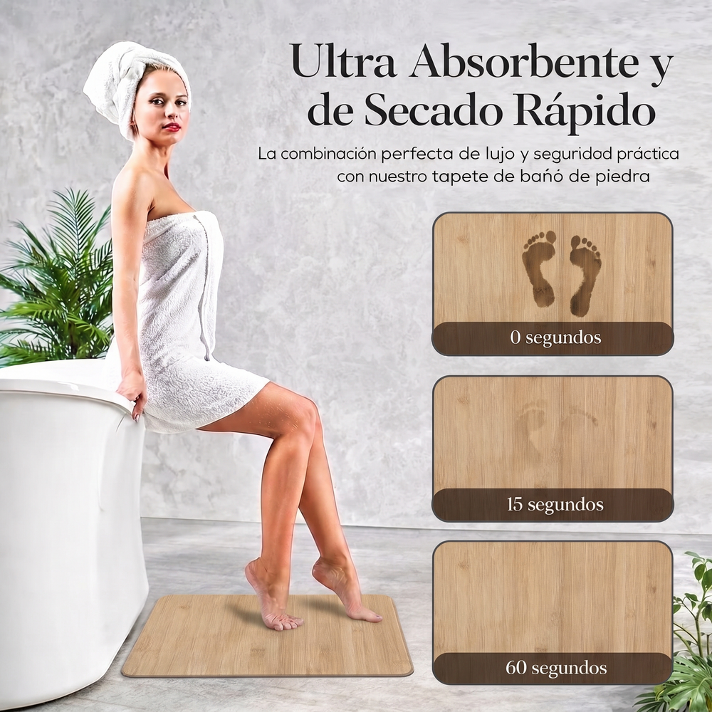 Tapete de baño de diatomita BathMat