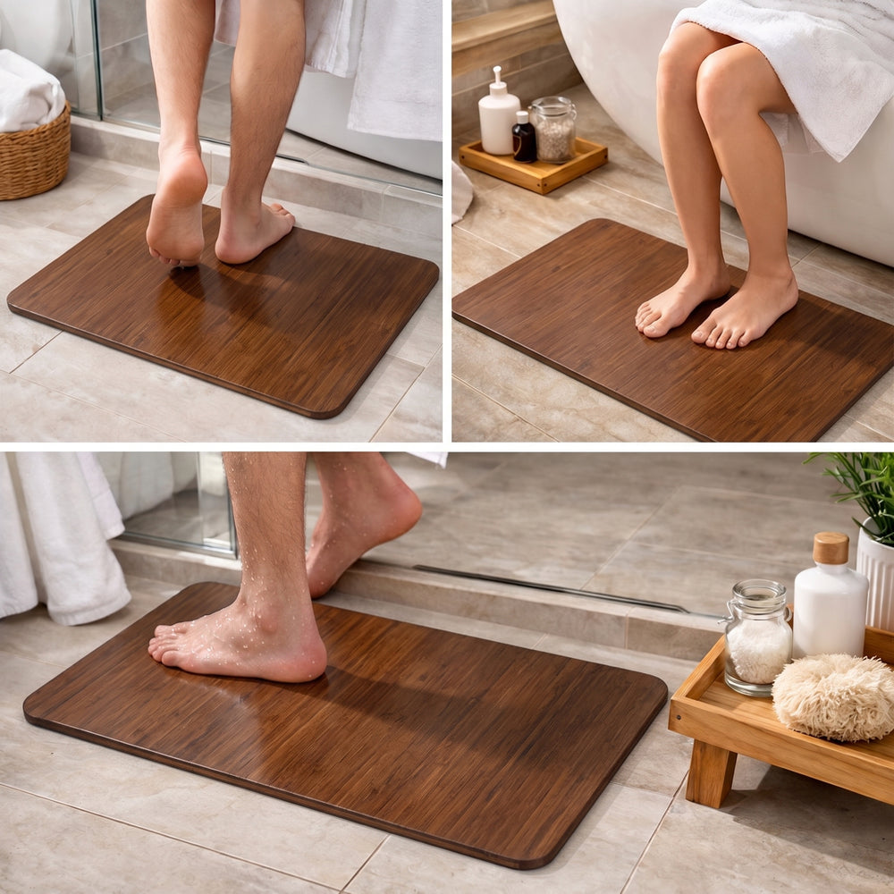 Tapete de baño de diatomita BathMat