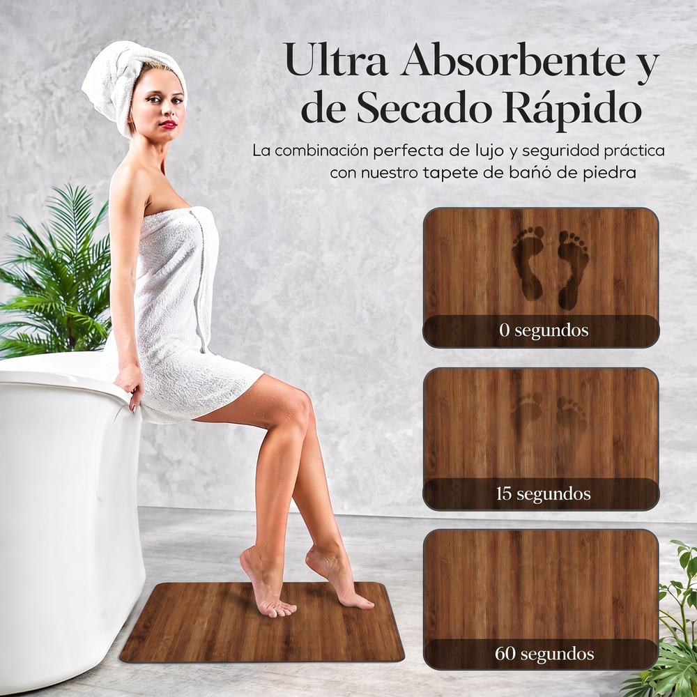 Tapete de baño de diatomita BathMat