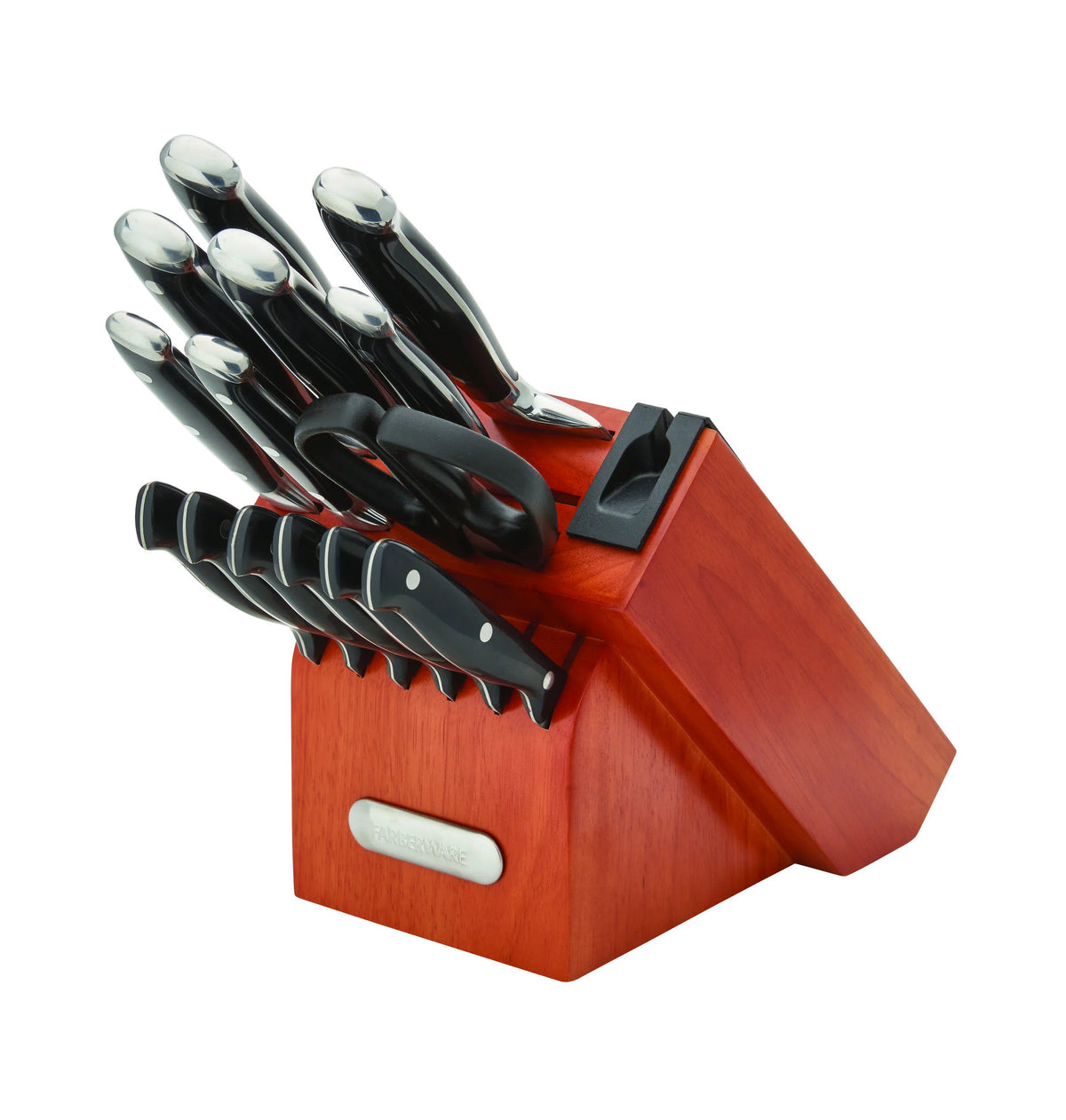 Farberware bloque cuchillos acero inox 15 piezas Edgekeeper Pro
