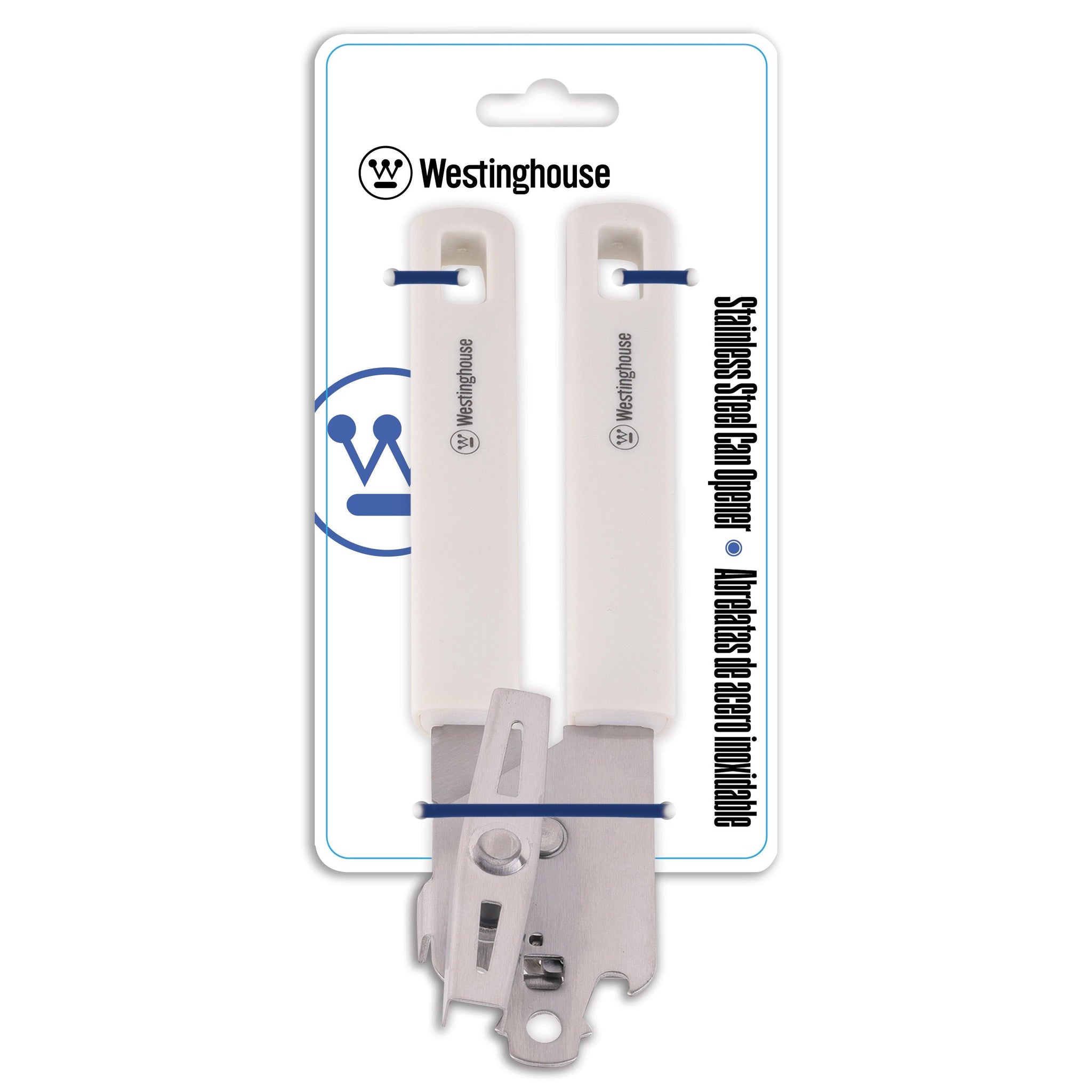 Abridor latas acero inoxidable blanco - Corte Seguro, Rápido y Sin Esfuerzo