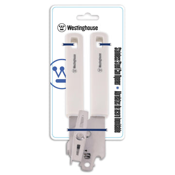 Abridor latas acero inoxidable blanco - Corte Seguro, Rápido y Sin Esfuerzo