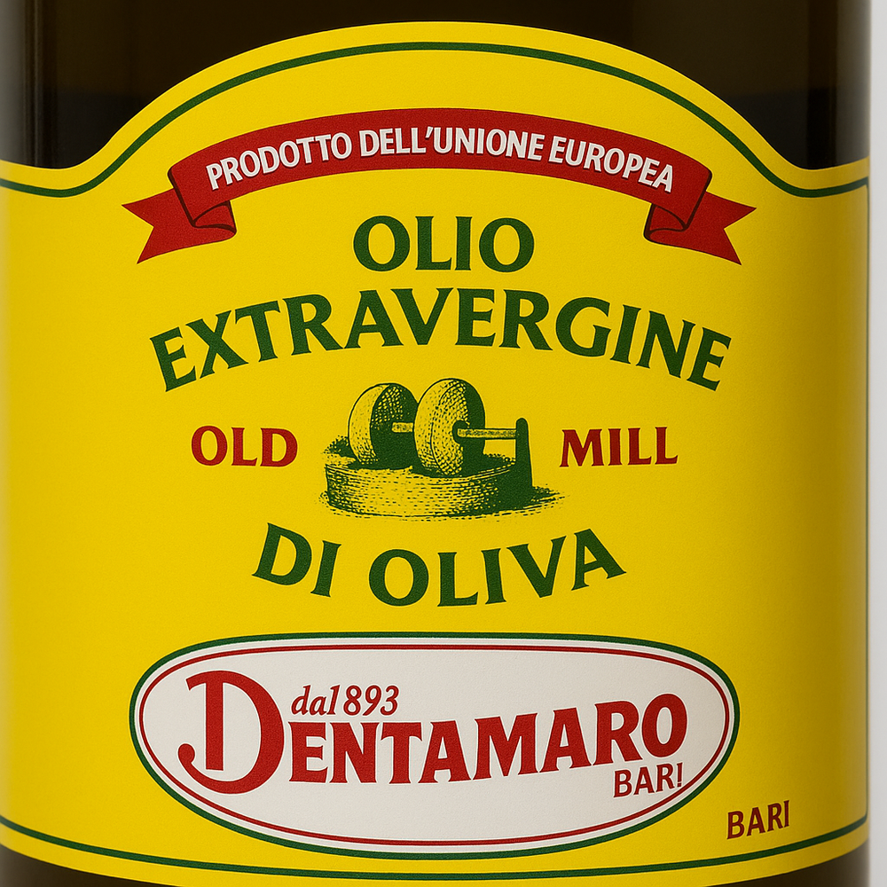 Aceite de Oliva Extra Virgen Dentamaro x 1 Lt. - Italiano de Categoría Superior