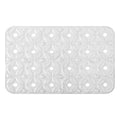 Alfrombra de baño para ducha rectangular transparente
