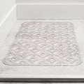 Alfrombra de baño para ducha rectangular transparente
