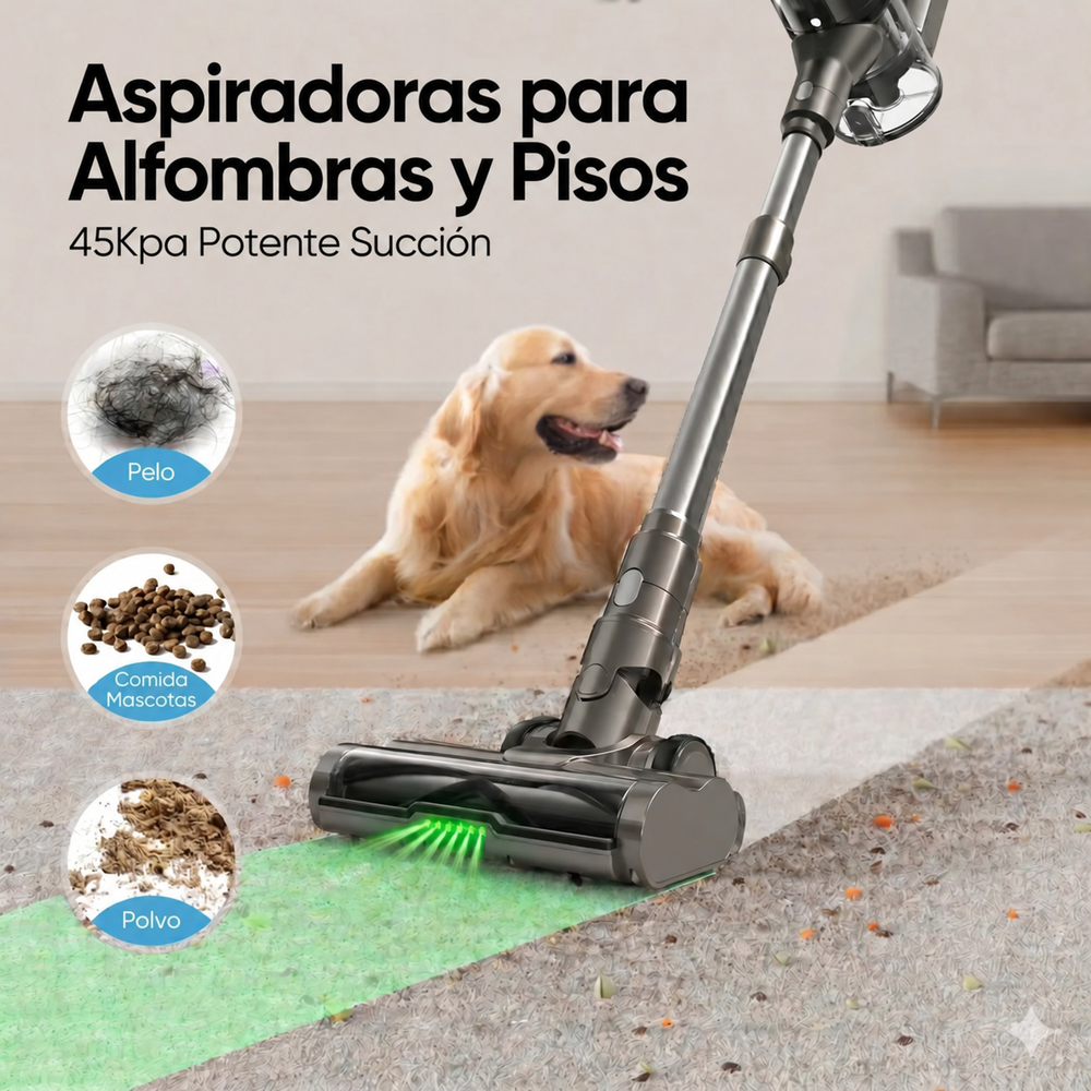 Aspiradora inalámbrica MOOSOO TD1 45 kPa