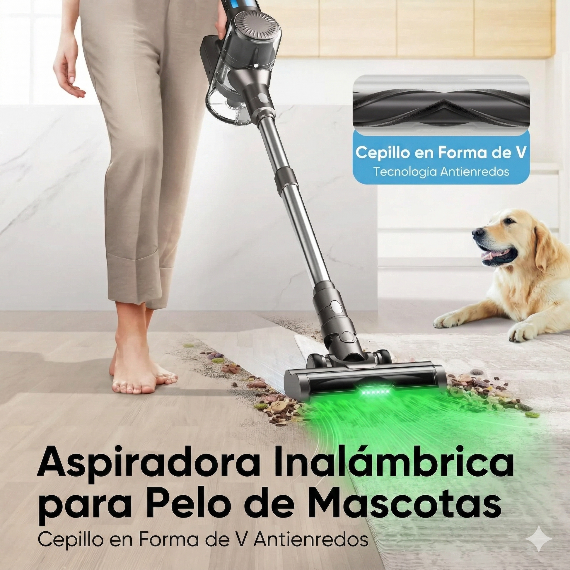 Aspiradora inalámbrica TD1-mate 45Kpa