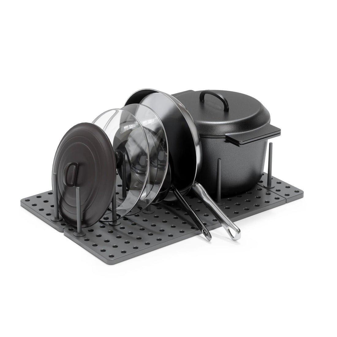 Bandeja organizadora cajón Peggy gris set x 2
